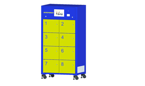 Does the Srepower battery exchange cabinet charge automatically?