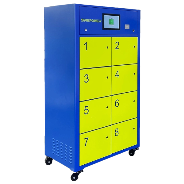 Estação de troca de bateria de 8 armários 10KW